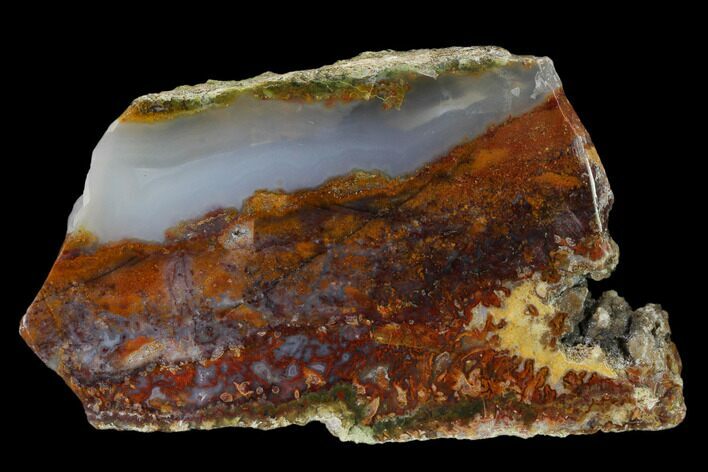 Polished Smugglers Moss Agate Slab - Mexico #150604